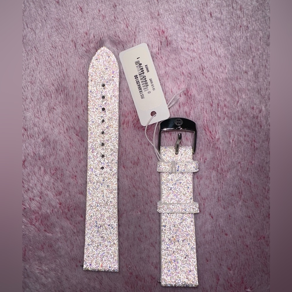 Michelle Leather Watch Band 18mm - Sparkly ✨